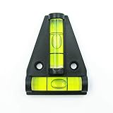 RV T Level Bubble Level, Multipurpose 2 Way Spirit Level T-type Spirit Level Bubble for RV, Machines, Furniture, Tripods, Camera Equipment Measure