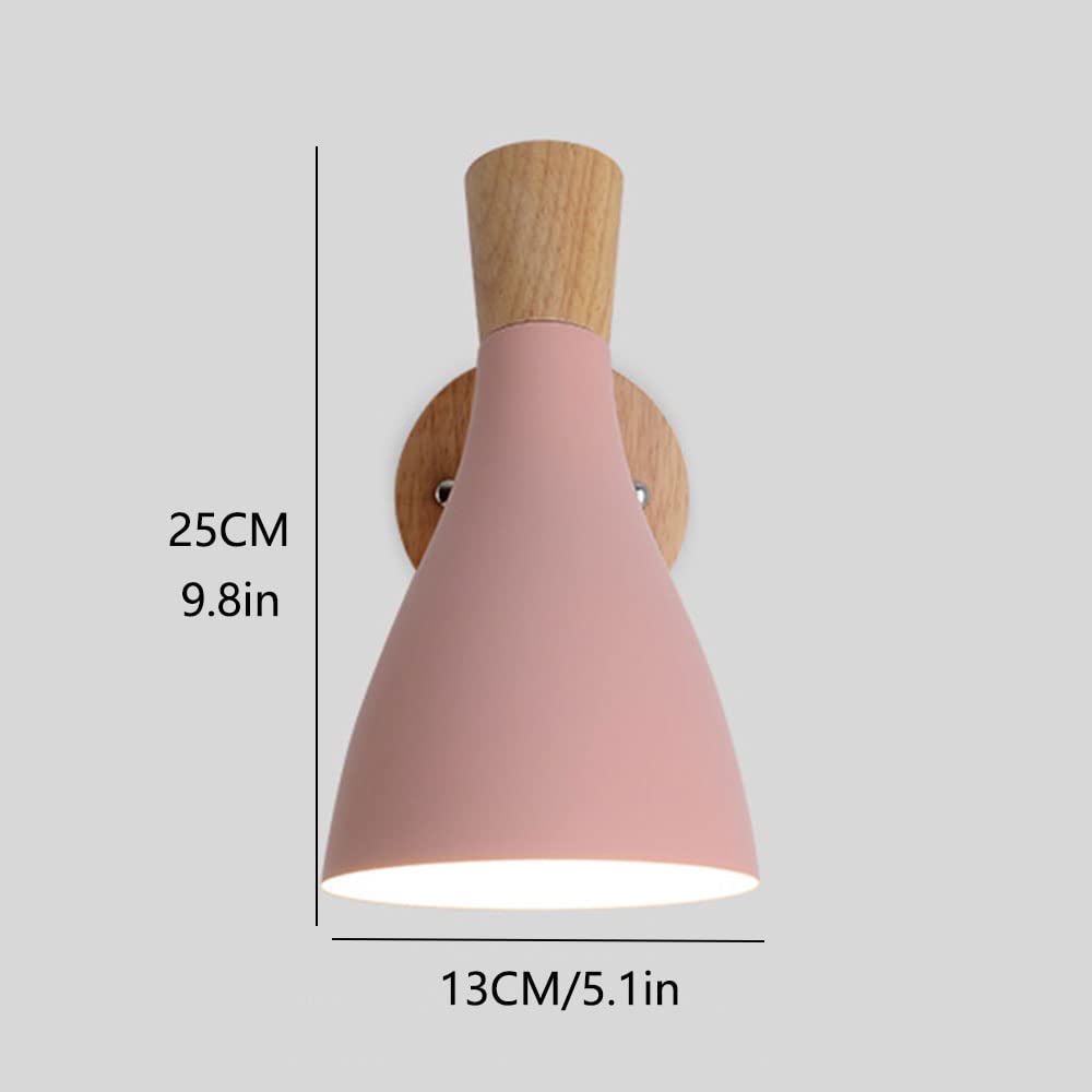 Lámpara de pared de metal moderna Mesita de noche Pequeñas luces de pared Hierro creativo Apliques de pared for interiores Dormitorio Sala de estar Hotel Luz montada en la pared Linterna de pared de u