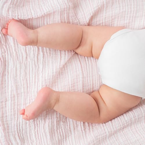 Image of aden + anais Essentials Muslin Swaddle Blankets for Baby Girls and Boys, Newborn Receiving Blanket for Swaddling, 100% Cotton Baby Swaddle Wrap, 4 Pack, Doll