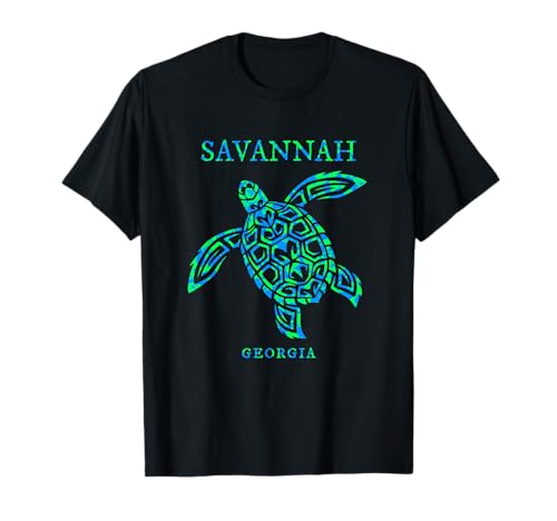 Savannah Georgia Sea Turtle Boys Girls Vacation Souvenir T-Shirt