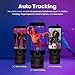 Pivo Influencer Premium Pack - Auto Tracking Phone Holder, Content Creator Essentials, Face & Body Tracker, 360° Rotation for Video Recording with Smart Video Light, Smart Mount, and Travel Case
