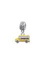Silvertone School Bus - Side - Celtic Knot Charm Bead