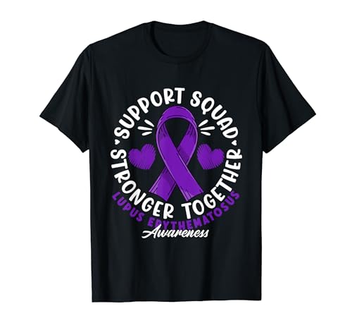 Apoyo Escuadrón de Concientización I Lupus Sistémico Camiseta