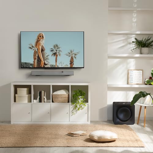 Klipsch Flexus CORE 100 2.1 Channel Powered by Onkyo Bluetooth Sound Bar with Dolby Atmos and Custom Tuned Bass - Walnut, 28" W - image 5