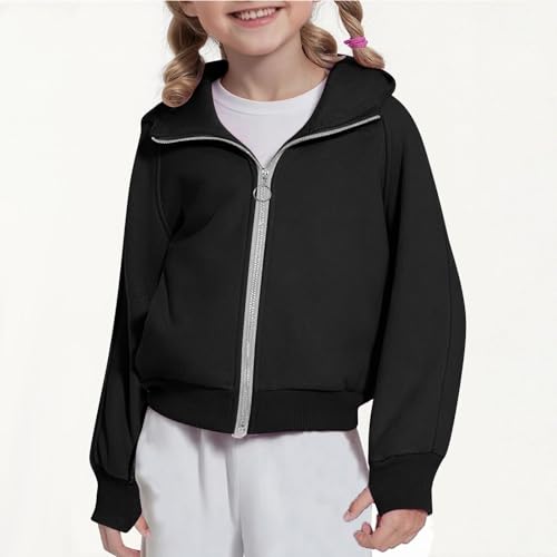 Girls Hoodie Zip Up Cute Long Sleeve Zip-Up Sweatshirt Oversized Fleece Jacket Hooded Fall Puppy Sweaters With Pockets2