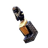 Statue de pharaon égyptien sur table de sable - superbe œuvre d'art égyptienne, constitue un cadeau parfait pour toutes les occasions.