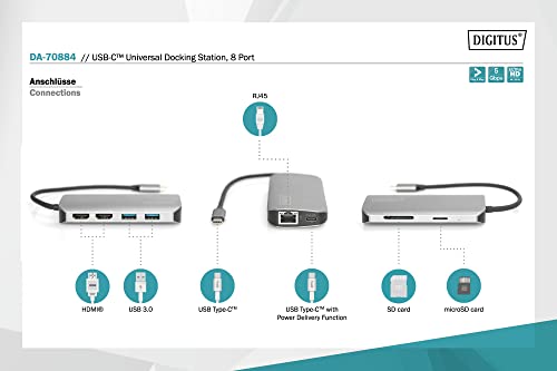 Docking Station Universale USB-C™, 8 Porte - 2