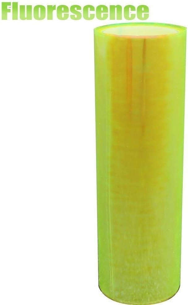 Image of WALLMATE Headlight Taillight Film Self Adhesive Smoke Film Fog Light Film Vinyl Tint Wrap Film Car&Bike Protection Film Sheet Sticker (Chameleon Yellow Smoke, 12x100 Inch)