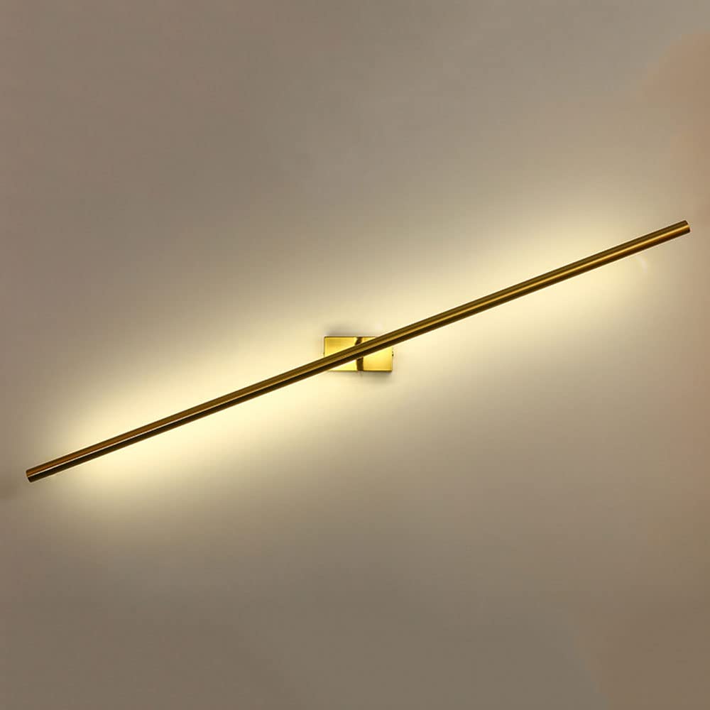 Middle LED Long Strip Wall Lights Wall Mounted Sconce Warm Light 3000k 12W For Living Room Bedroom Bedside Hotel Corridor Lighting Fixtures