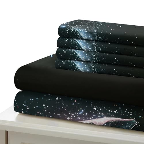 Requin Galactique Housse de Couette Fermeture Éclair Effet 3D Super Doux - 7