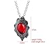 Game Devil May Cry Dante's Amulet Necklace Red Crystal Pendant Present for Men Women