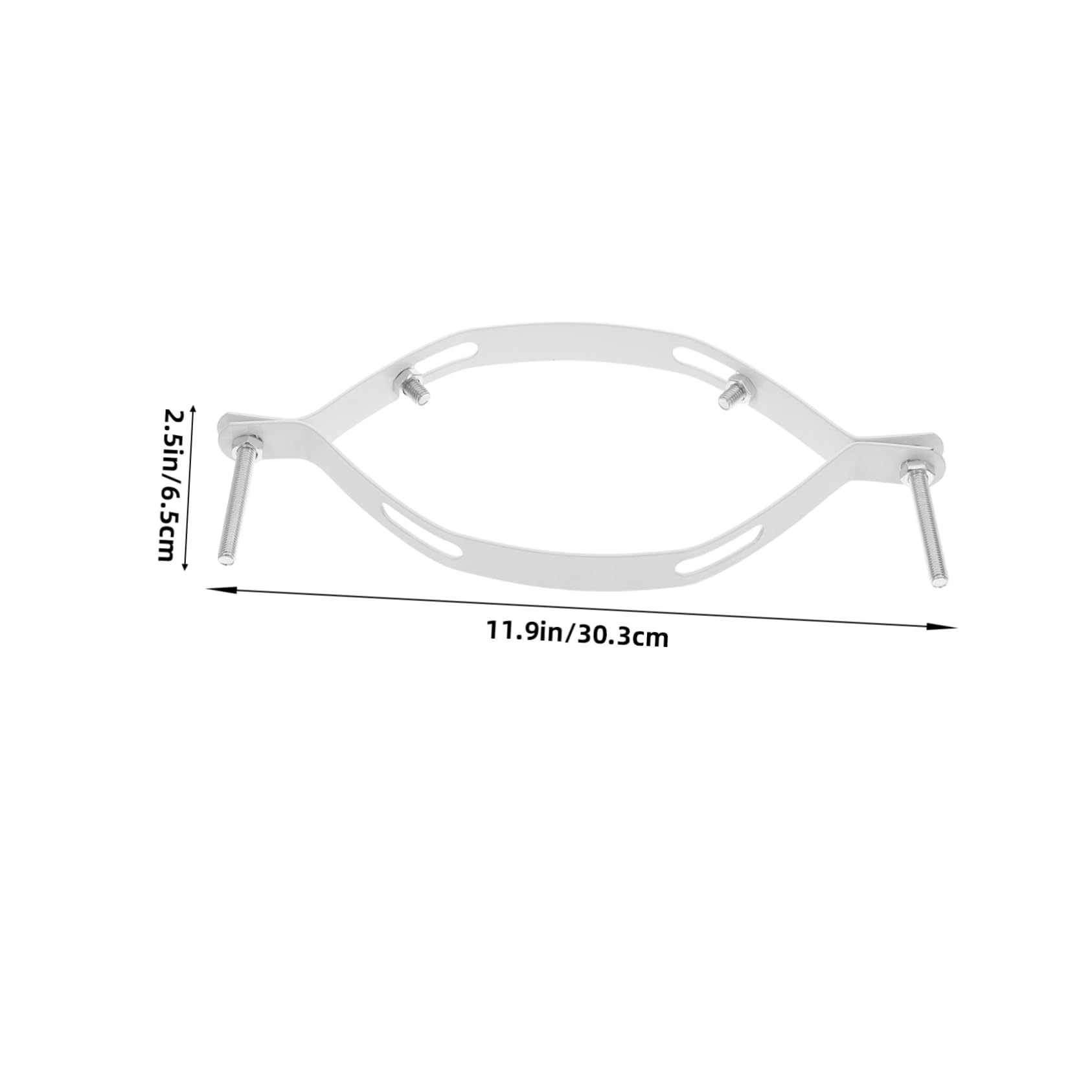 Happyyami Outdoor Street Light Fixtures Solar Light Pole Mount Weatherproof Mounting Bracket