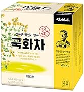 Organic Chrysanthemum Floral Tea Korean 40 Tea bags, Eyes, Insomnia, Fever