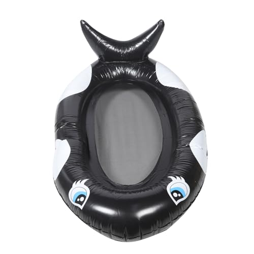 BESPORTBLE Hamaca Inflable Ballena con Red Flotante Cesta colchoneta Hinchable Piscina colchonetas inflables Piscina Tumbona Playa hamacas Colgantes colchoneta Inflable para Piscina
