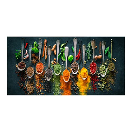 Peinture cuisine herbes et épices pour habiller un mur vide