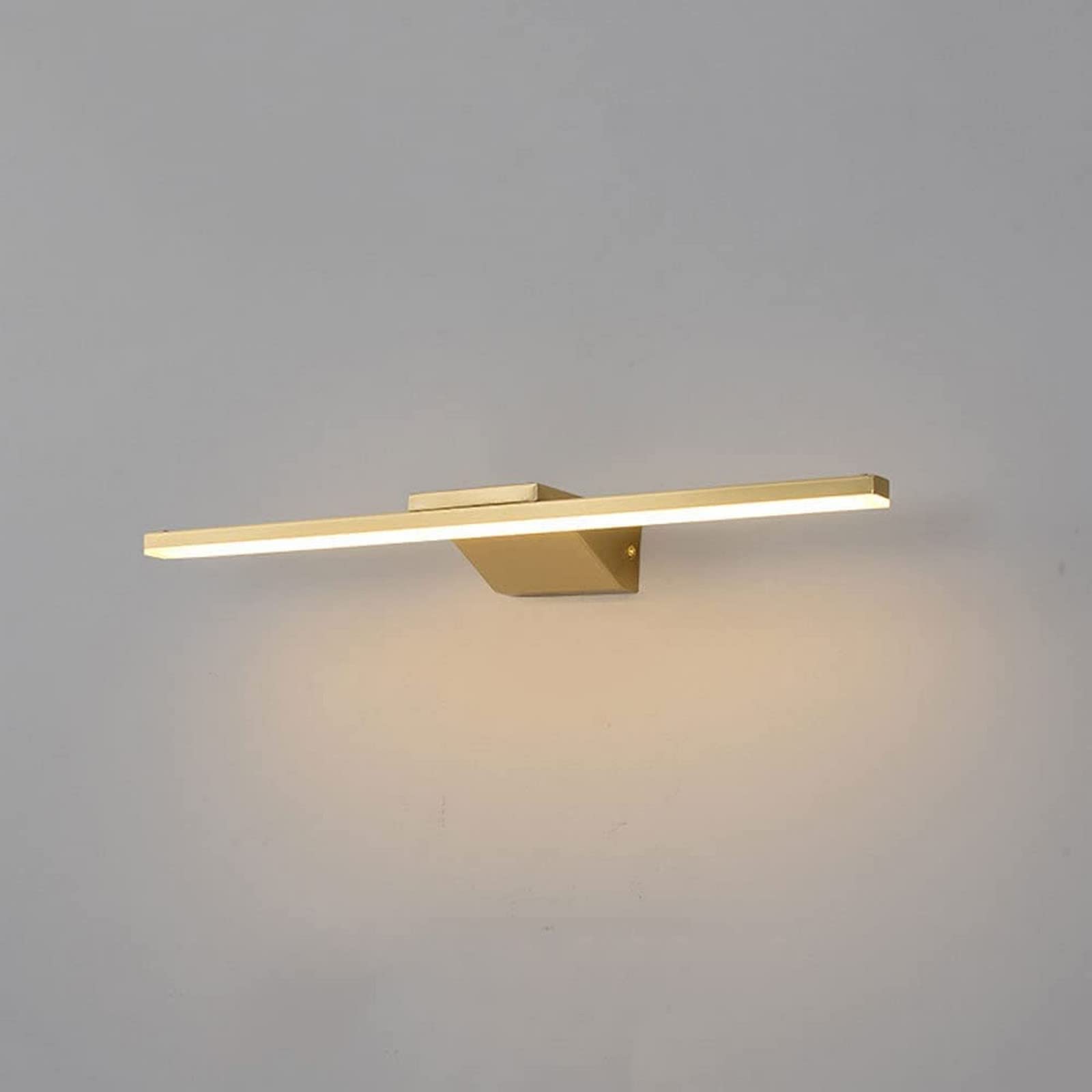 Applique Murale LED Pour Miroir De Salle De Bain - Éclairage Linéaire Noir, 40/60/80 Cm, 3000K/6000K - 7
