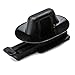 HellermannTyton 151-00513 Connector Clip; Hole Dia. 6.2X12.2mm; Panel 0.6-1.0mm/ PA66HIRHS; Black; 500/Pack