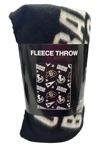 NCAA Colorado Buffaloes Mickey Mouse Character Fleece Throw, 50 x 60-inches