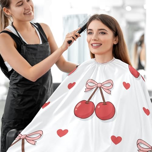 Capa para cortar cabello impermeable profesional MAOBLYR con cierre ajustable de broche para peluquería y estilismo miniatura 7