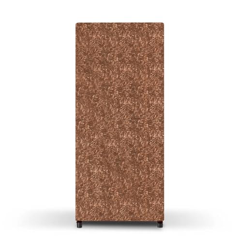Image of Durable Fridge Cover Single Door 180 to 220 Litre Easy to Clean Dustproof and Waterproof Printed Refrigerator Cover 150x60 cm