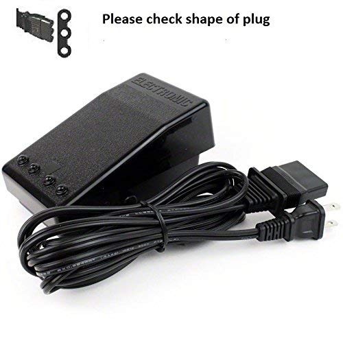 NGOSEW Foot Pedal Control+ Cord #033770217 for Kenmore, Pfaff, Janome, Viking 3/16" Groove