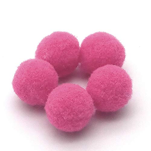 Vosarea Pom pluche bal voor feestjes, 200 stuks, 2,5 cm, zeer elastisch, zacht en creatief, kleurrijk, pluizig, voor doe… - Afbeelding 7