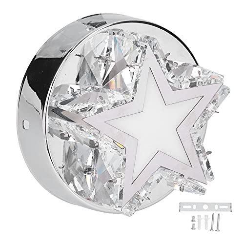 Plafonnier acier inoxydable étoile luminaire salle de bain et cuisine
