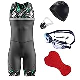 Traje triatlón de Manga Corta para Hombre, Ideal para Ironman Racing Tri Suit, Traje de Ciclismo Acolchado de una Pieza para Hombre,Summer Cycling Skinsuit Triatlón (TYP-5,L)