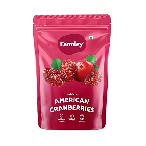 Farmley Dried Cranberry I 200 Gram, Pack Of 1 I Dried Fruit, Berr...