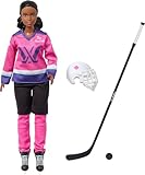 Barbie Tim Hortons PWHL - Muñeca de moda 2025 en rosa, disco y casco