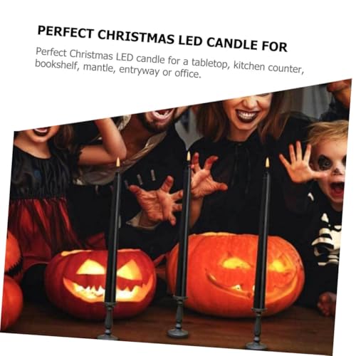 Velas Cónicas LED Pilas Sin Humo Ni Cera para Candelabros 7