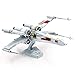 Metal Earth Puzzle 3D X-Wing Starfighter Metal Puzzle Star Wars Building Model Kits for Adults Challenging Level 5.49 X 11.61 X 5.41 Cm
