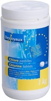 Desjoyaux Pools - 1KG Chlorine Shock Tablets - Swimming Pools, Hot Tub & Spa Treatment - Premium Grade Chemical Shock Treatment - Algae Remover