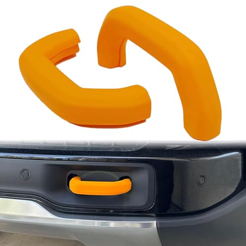 Rivian R1T/R1S Tow Hook Cover Set (Orange) 2Pcs