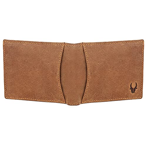 WILDHORN Genuine Leather Hand-Crafted Wallet For Men, Bifold Leather Wallet ,Model-WH1173