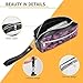 GHEPSDW All Butterflies Are on Purple Background Pencil Case With Lanyard Makeup Bag With Zipper Waterproof Pencil Pouch For Office Supplies Travel Makeup Bag