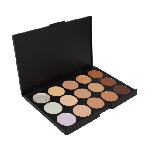 niceEshop Professional 15 Color Concealer Camouflage Makeup Palette (Concealer, 15 Colors)