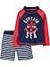 Produktbild Simple Joys by Carter's Badeanzug-Set für Kleinkinder und Babys, Jungen, Badehose und Rashguard, Marineblauer roter Anker / weiße Streifen, 24 Monate