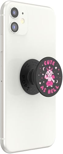 Miniatura 5 de POPSOCKETS Agarre para teléfono con soporte expandible, PopSockets para teléfono, lindo como el infierno