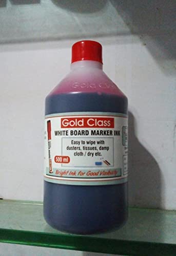 Gold Class White Board Marker Ink, 500ML | Easily refillable | Smudge Proof | Suitable for Marker Pens with Multiple Surfaces | Office Stationery | School Stationery (Green)