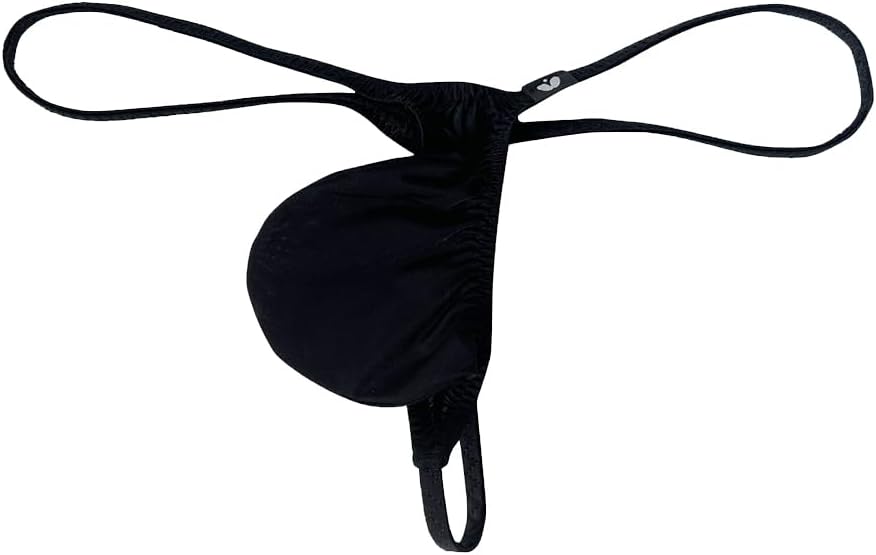 COMLIFE Men's Breathable Ice Silk Big Pouch T-Back Thong Sexy Low Rise Underwear - Image 3