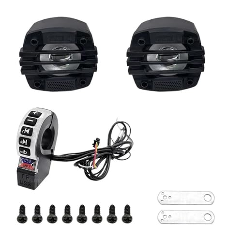 Manillar con Parlante para Moto, Audio con Doble Bocina miniatura 1