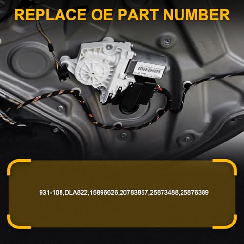 Image of ASAPE 931-108 Door Lock Actuator Motor - Rear Left Side Fits for Cadillac Escalade ESV EXT, for Chevrolet Suburban /Silverado /Tahoe 2007-2009, for GMC Sierra /Yukon | Door Latch Replaces 20783857