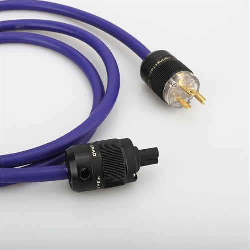 Image of XLO Reference 2 US /Power Cord Cable with Figure 8 IEC C7 Female Plug EU Supply line Electric Audio Extend Cable(EU Version,1m)