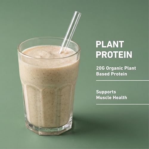 Image of Isopure Plant-Based Protein Powder - 20g Organic Pea and Rice Protein with a Complete Amino Acid Profile - Supports Muscle Recovery & Lean Nutrition, Vanilla, 20 Servings