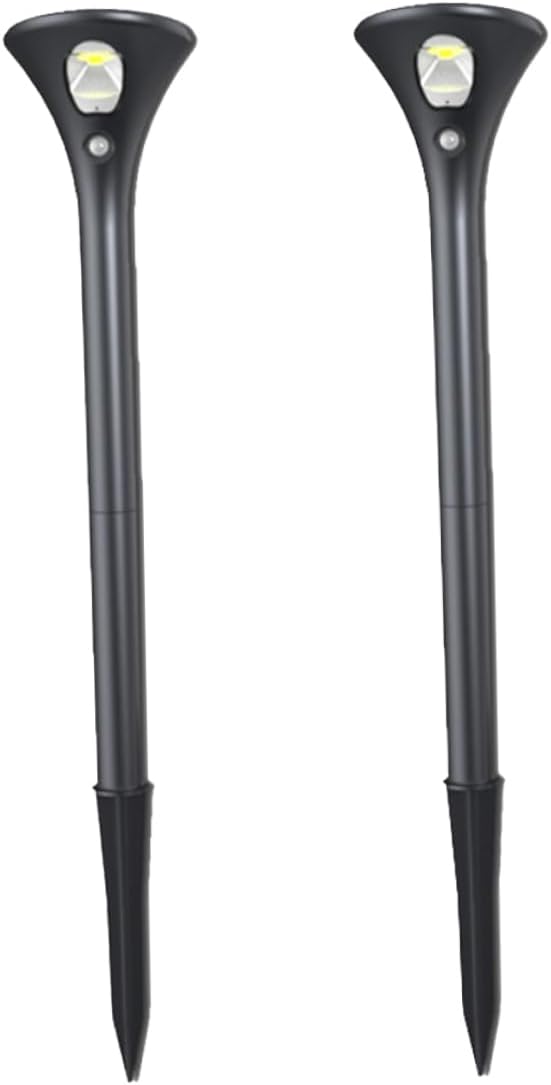 2pcs Solar Led Ground Landscape and Garden Pathway Lamp for Outdoor Decor for Yards Patios and Events