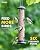 iBorn Metal Bird Feeders Black Wild Bird Feeder for Outdoors Hanging All Metal Black Finishing 15 Inch 6 Port(Seed is not Included)