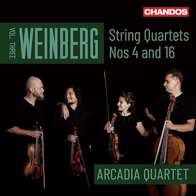 Mieczyslaw Weinberg: String Quartets, Vol. Three, Nos 4 and 16