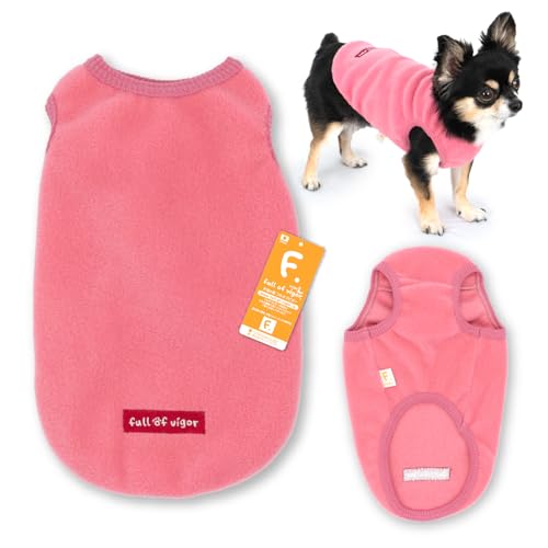 ダックス バラエティ刺しゅう フリース タンクトップ 抜け毛対策 犬の服 フルオブビガー 26/ホットピンク D2S