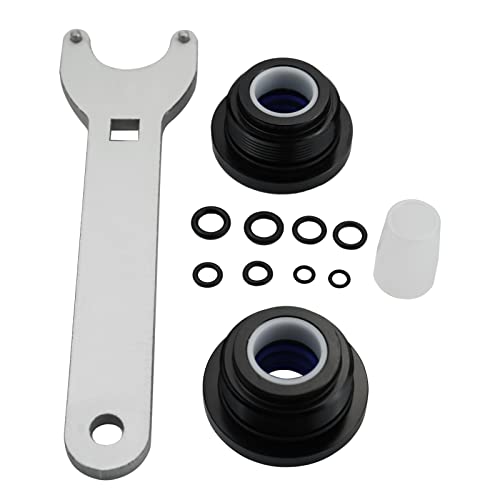 Image of HC5345 Hydraulic Steering Cylinder Seal Kit with Pin Wrench Compatible with SeaStar HC5340-HC5345 HC6750-HC6751 Replaces HS5157 for Marine Boat Hydraulic Steering Systems